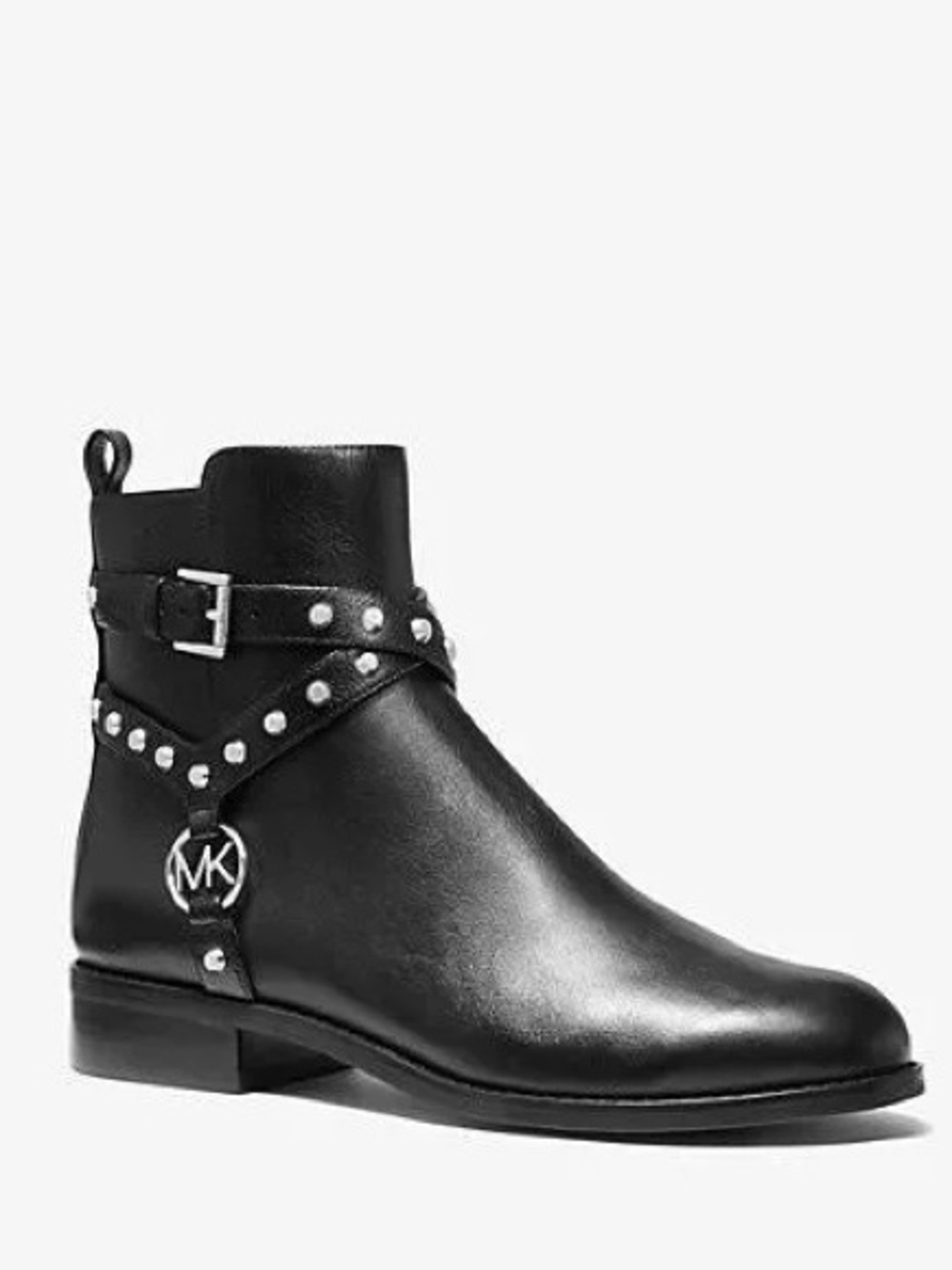 MICHAEL Michael Kors Preston Studded Leather Ankle Boots